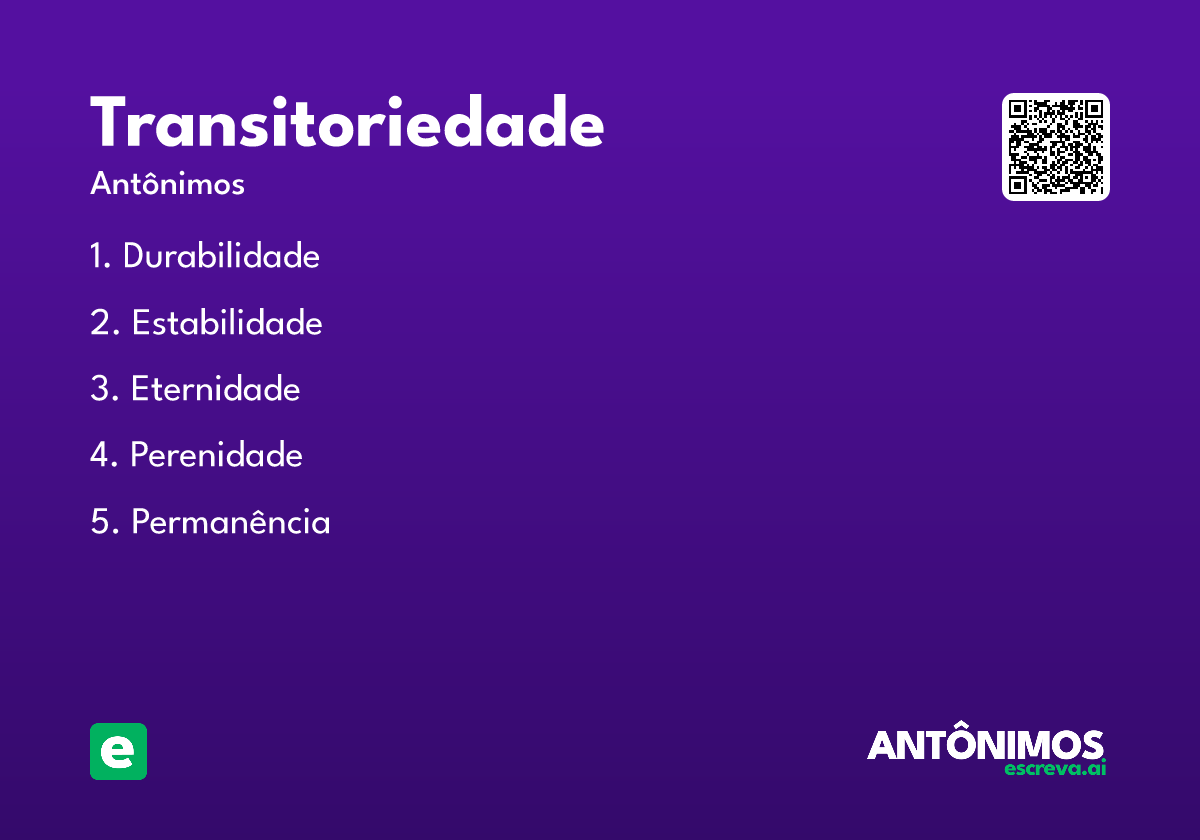 transitoriedade