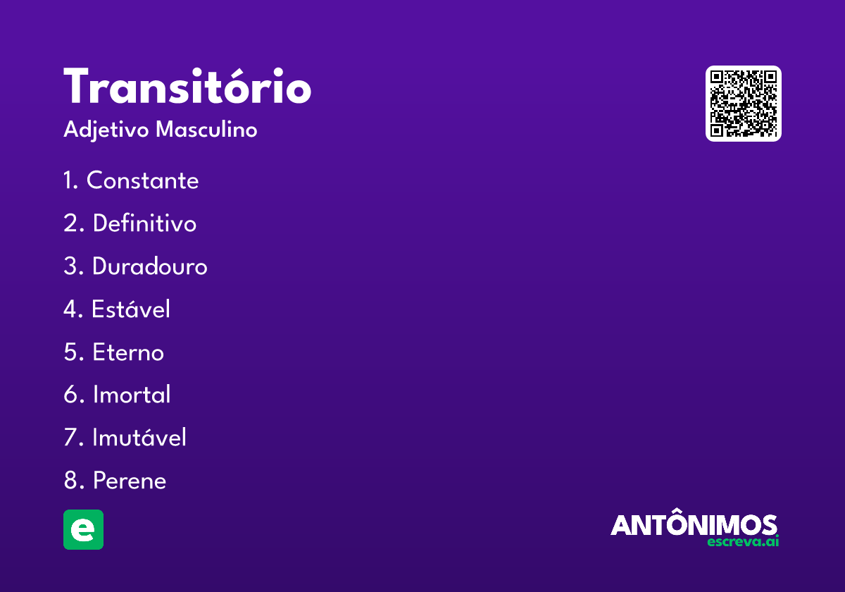 transitório