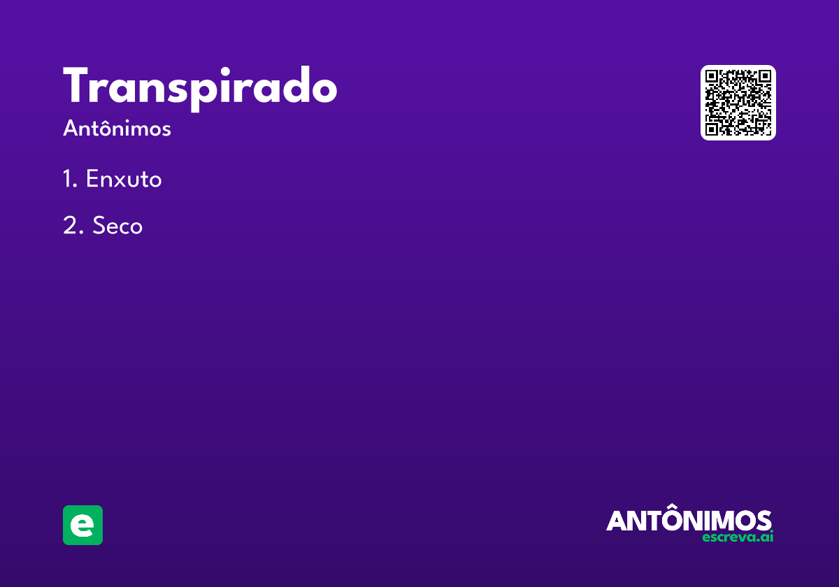 transpirado