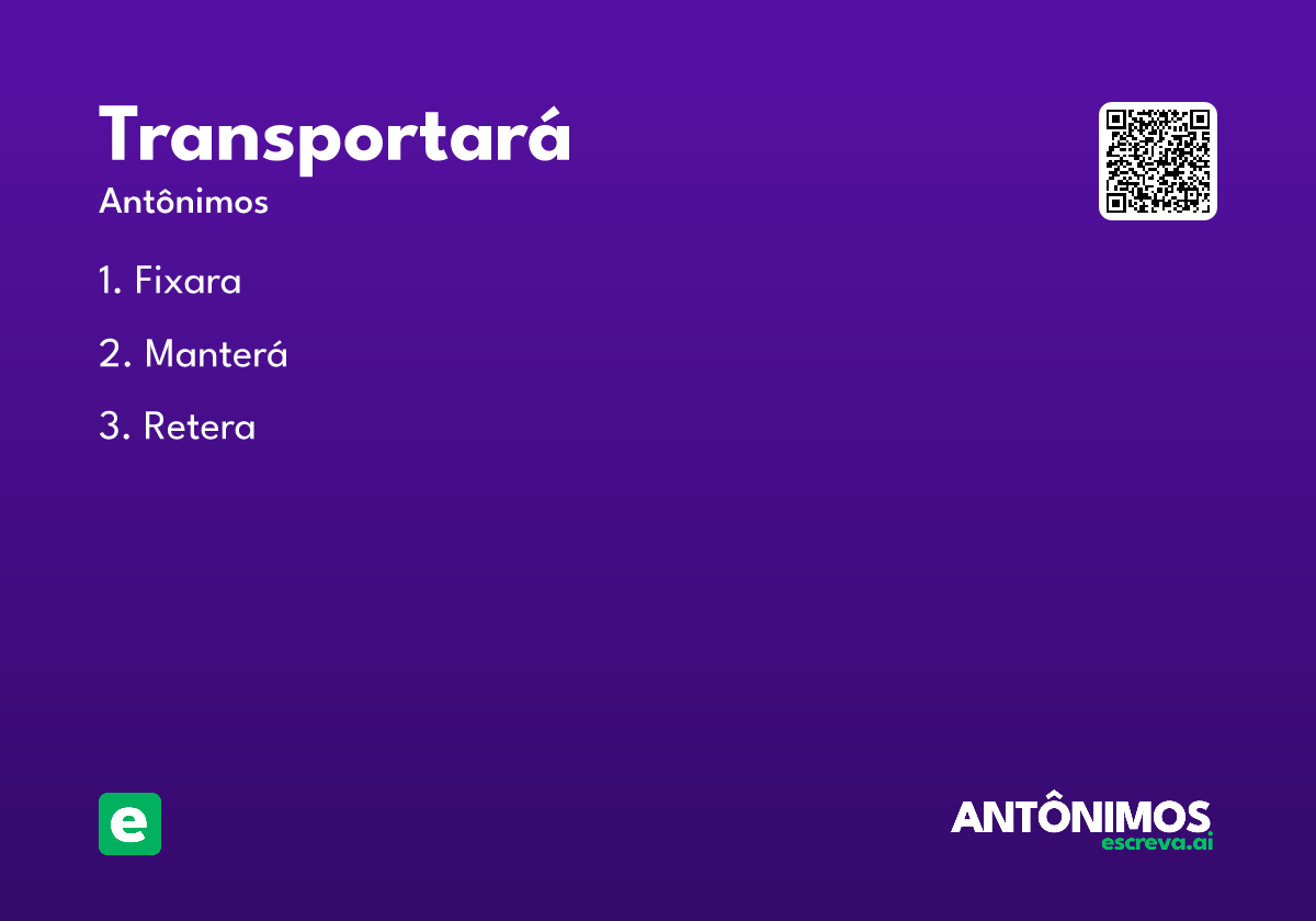 transportará