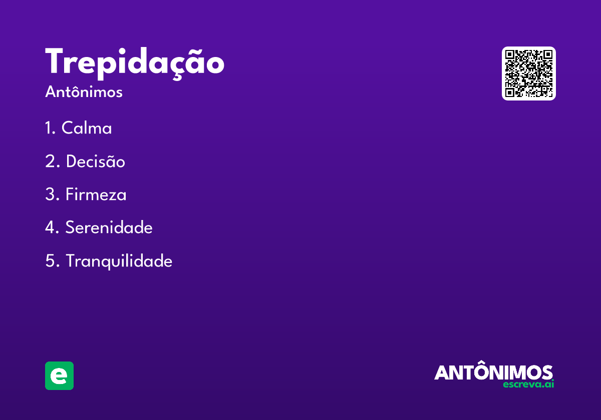 trepidação