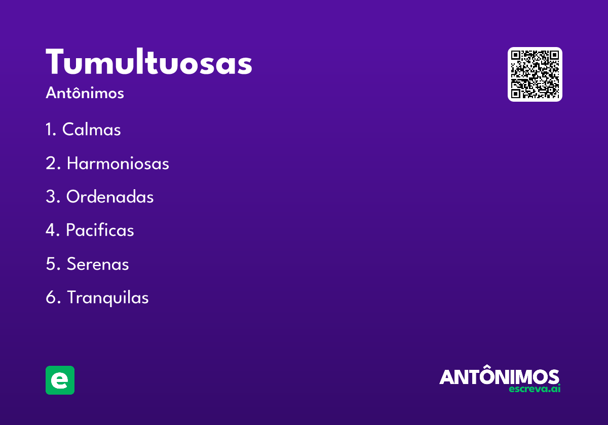 tumultuosas