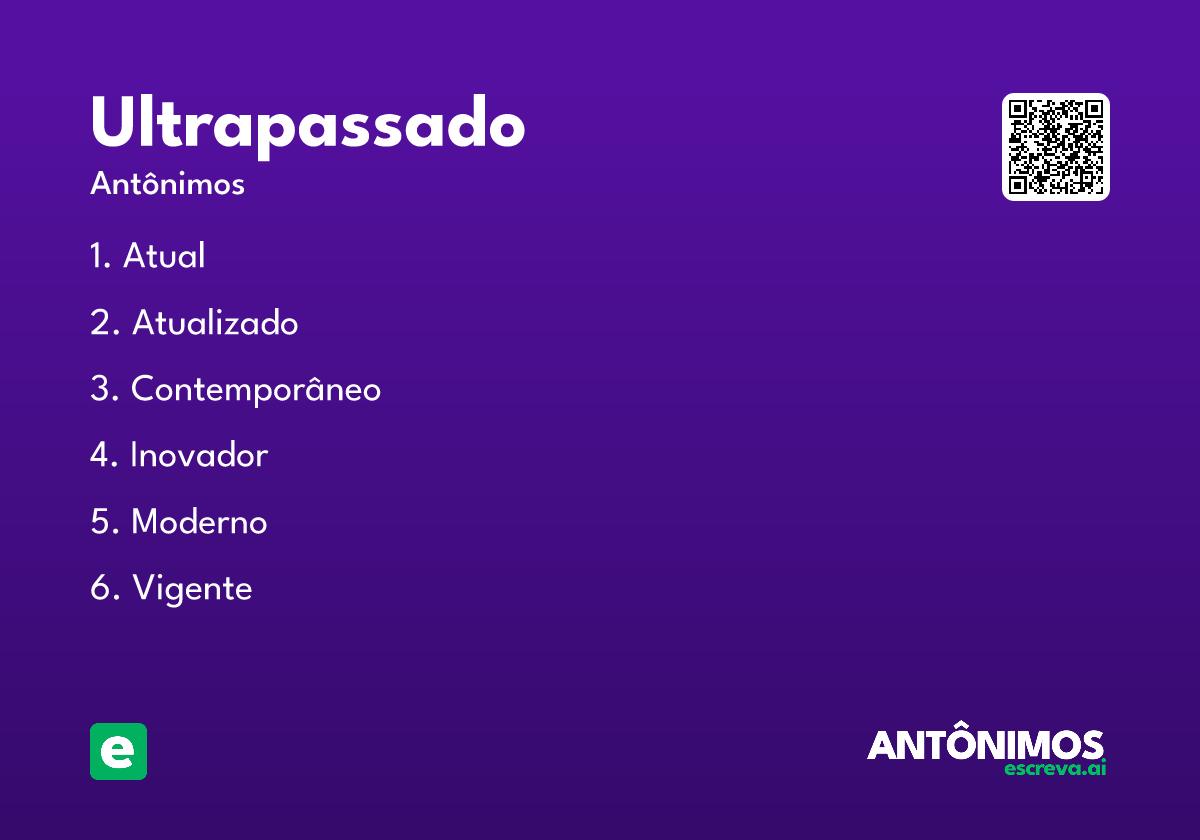 ultrapassado