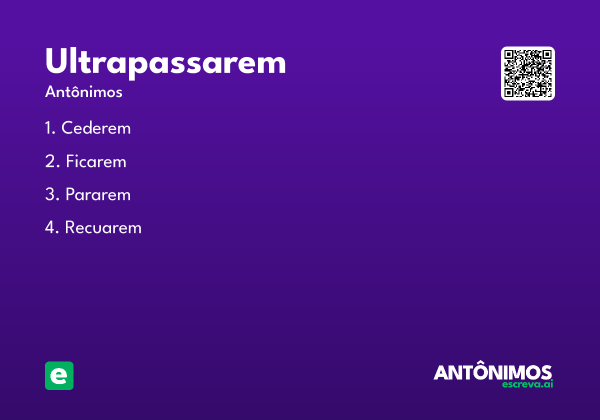 ultrapassarem