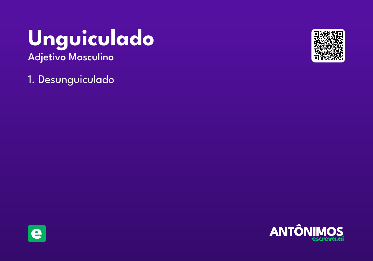unguiculado
