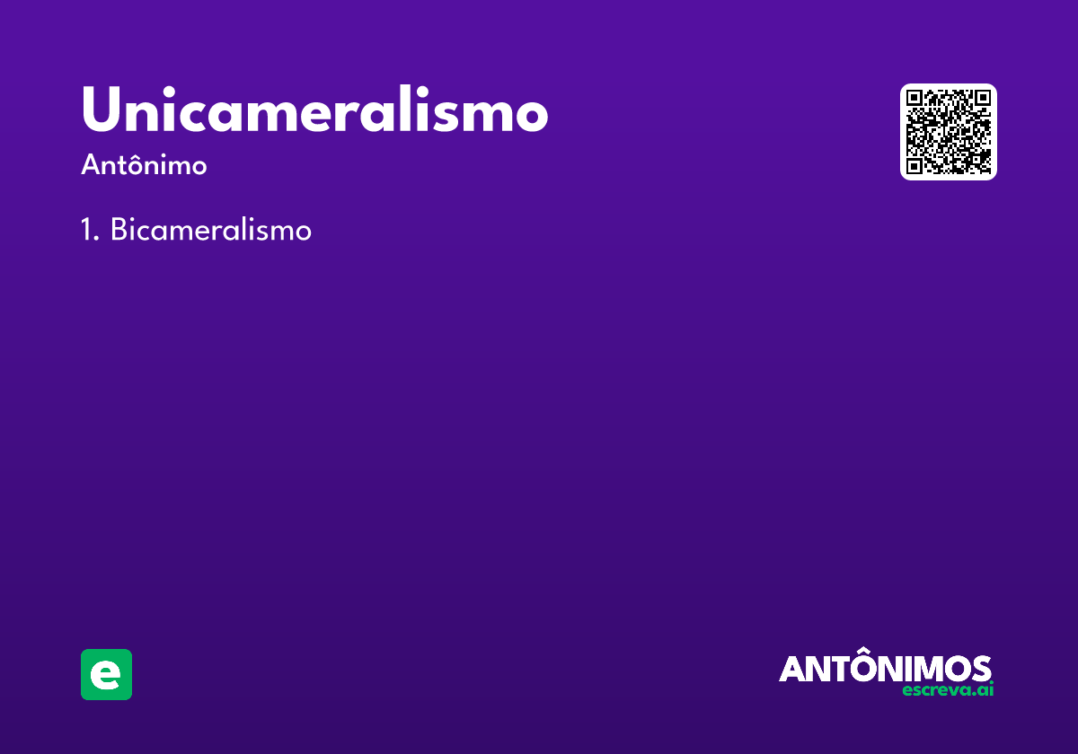 unicameralismo