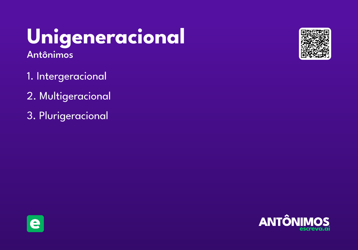 unigeneracional