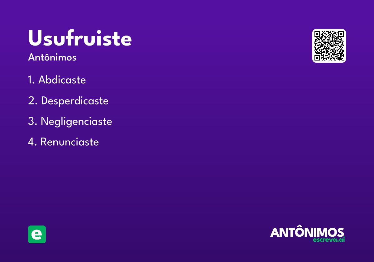 usufruiste