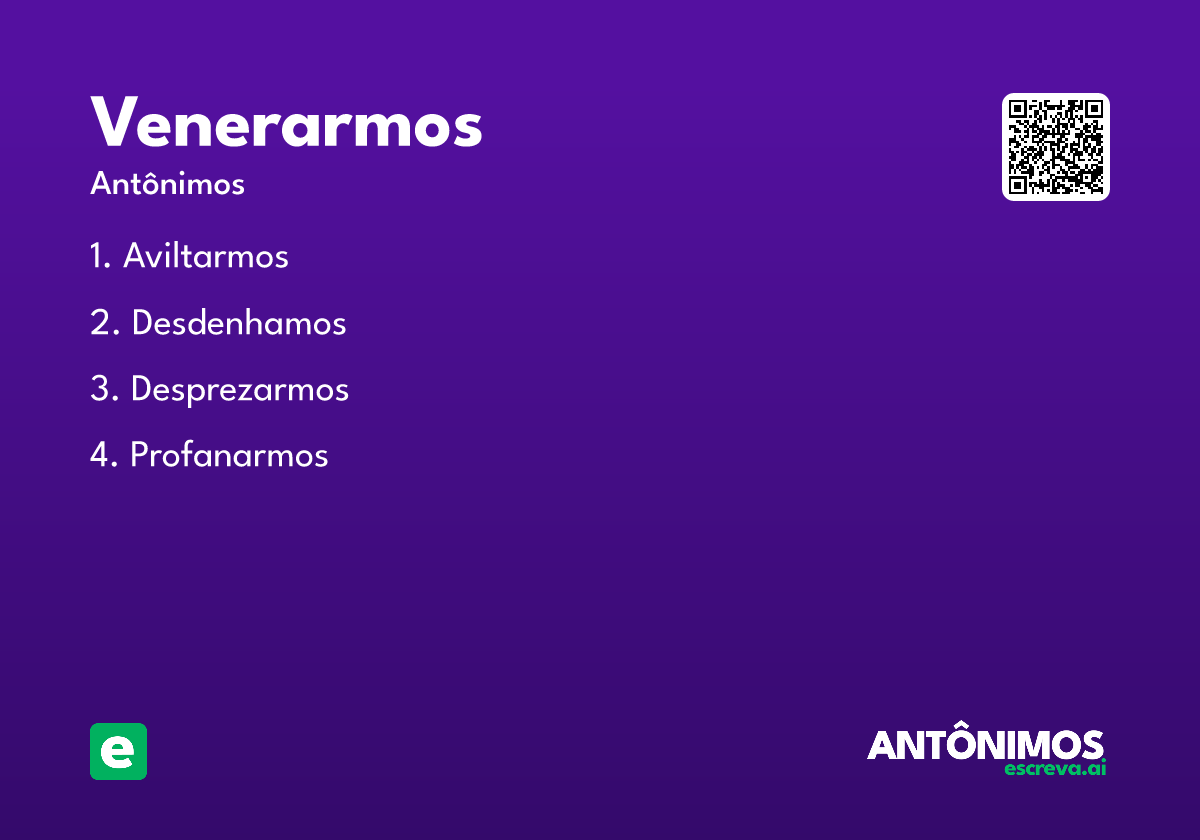 venerarmos