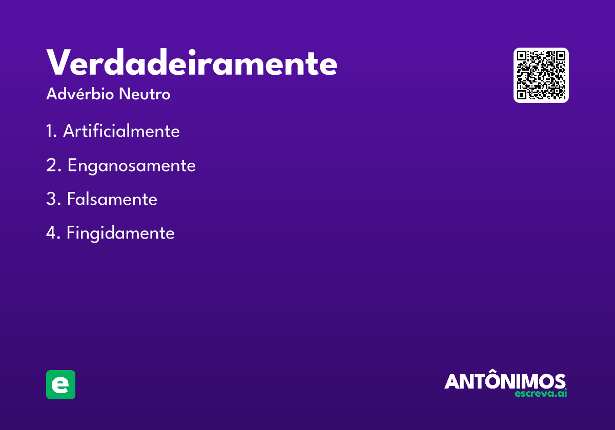 verdadeiramente