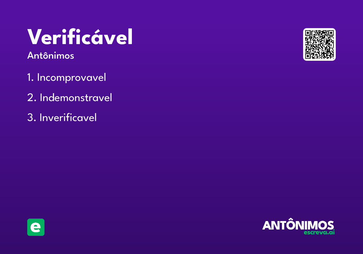 verificável