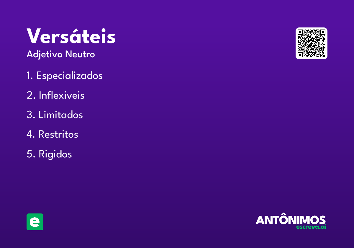 versáteis
