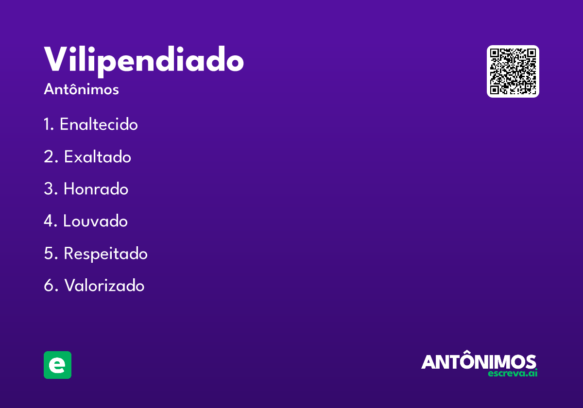 vilipendiado
