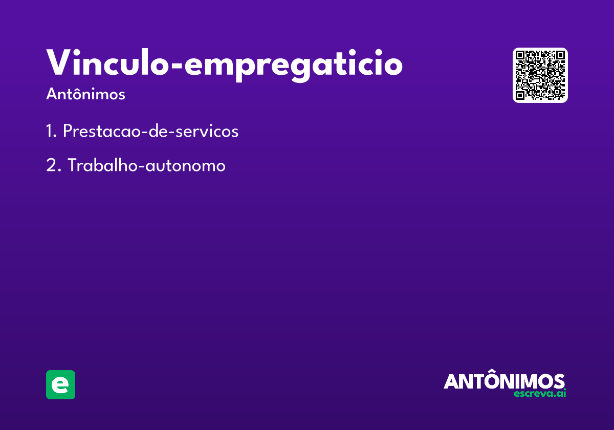 vinculo-empregaticio