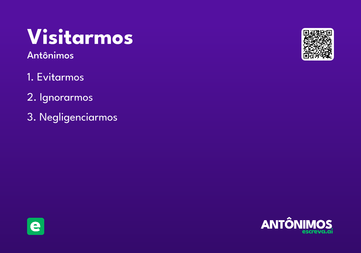 visitarmos