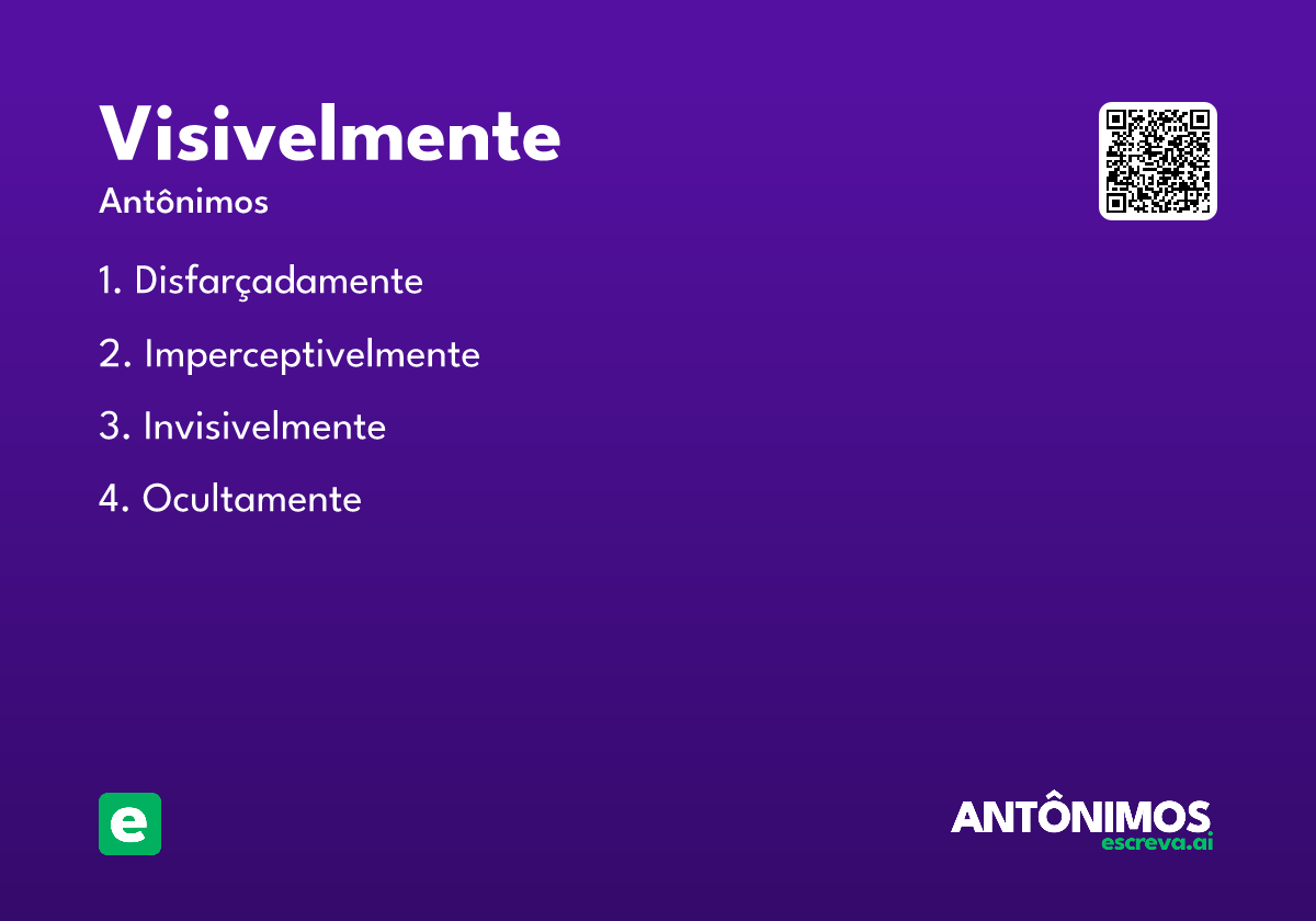 visivelmente