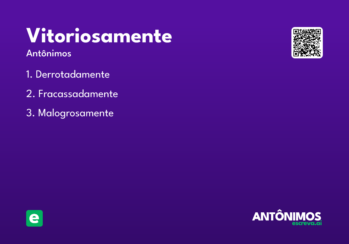vitoriosamente