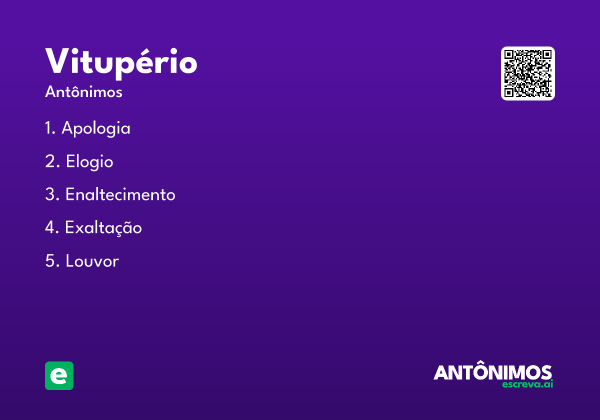 vitupério