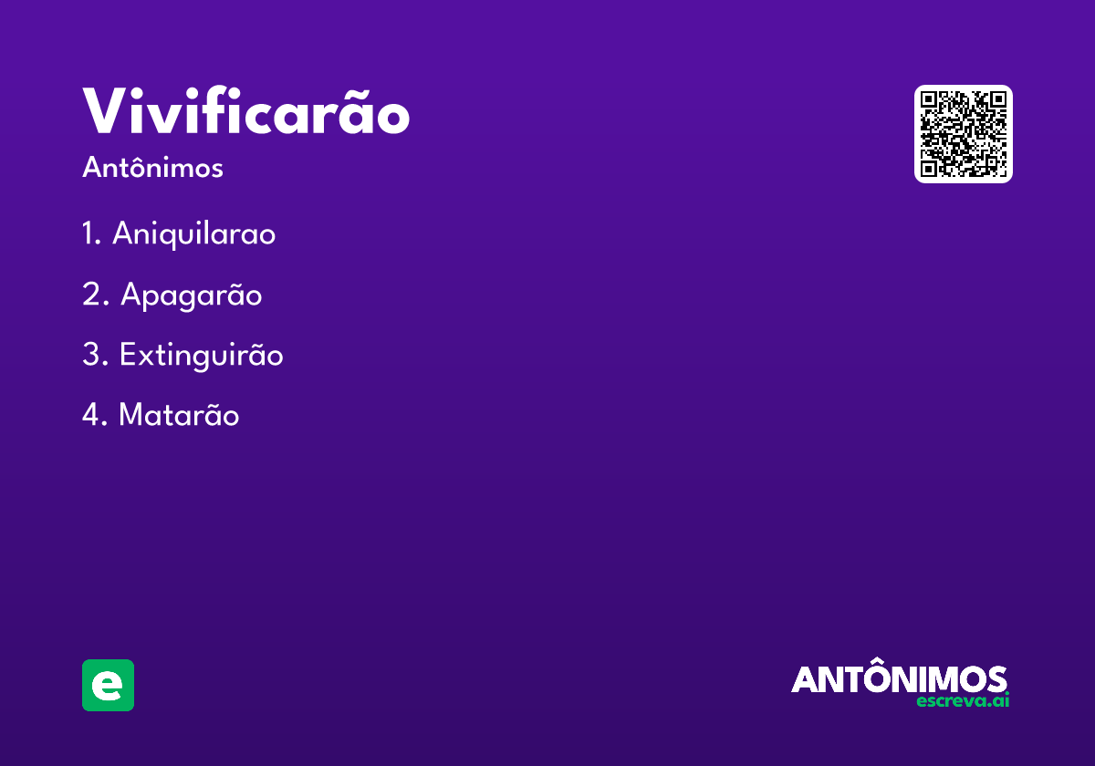 vivificarão