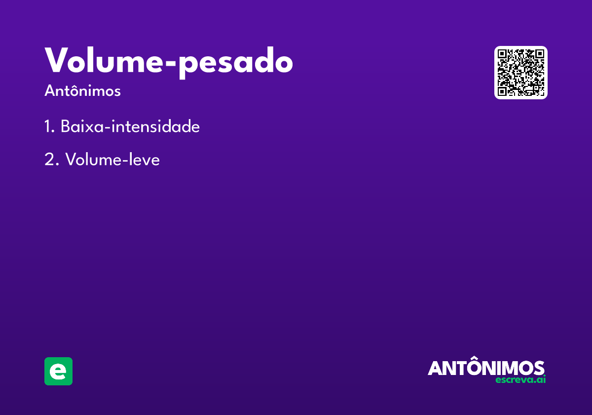 volume-pesado