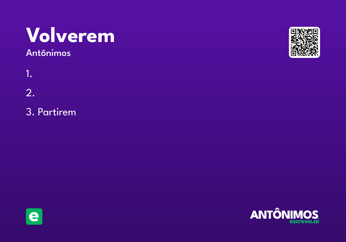 volverem