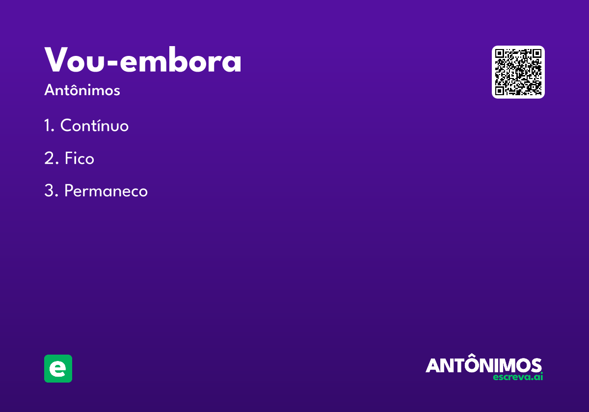 vou-embora
