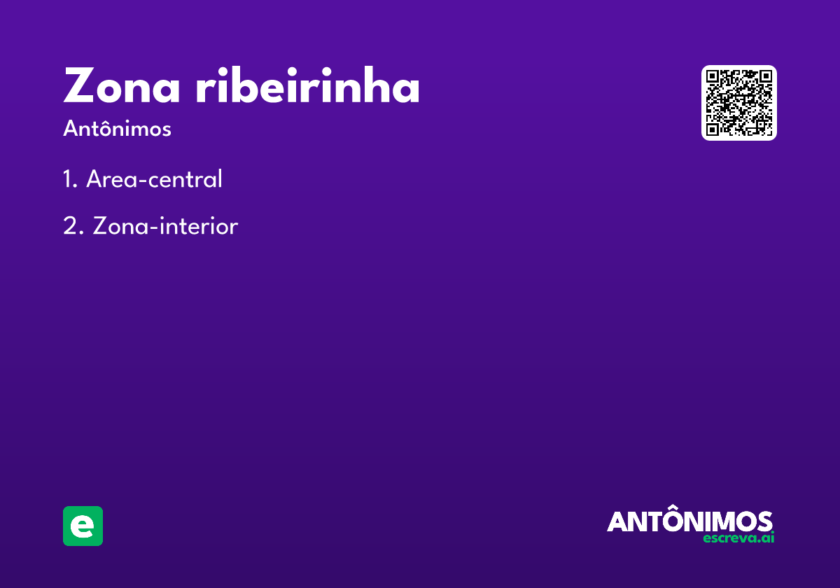 zona ribeirinha