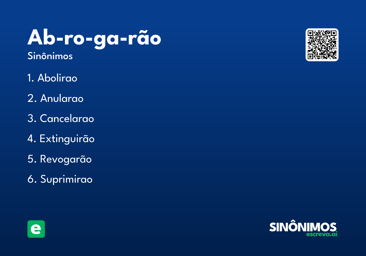 ab-ro-ga-rão