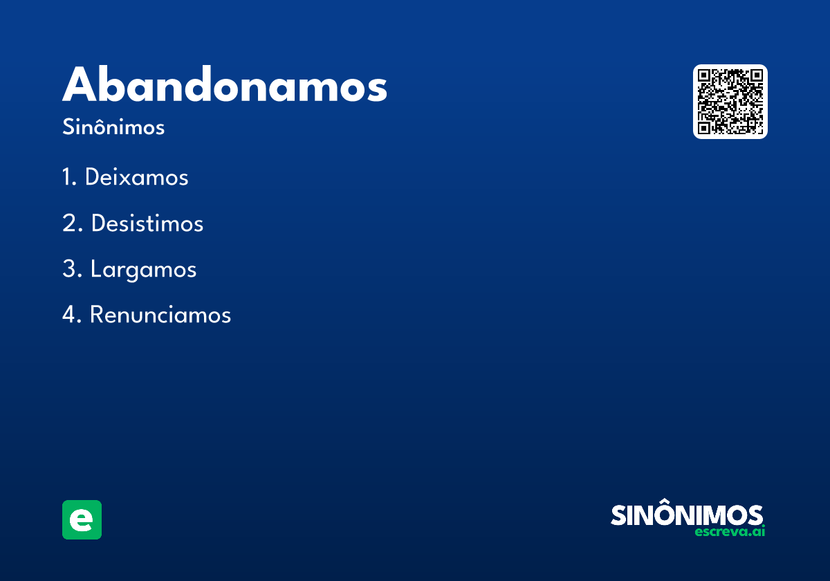 abandonamos