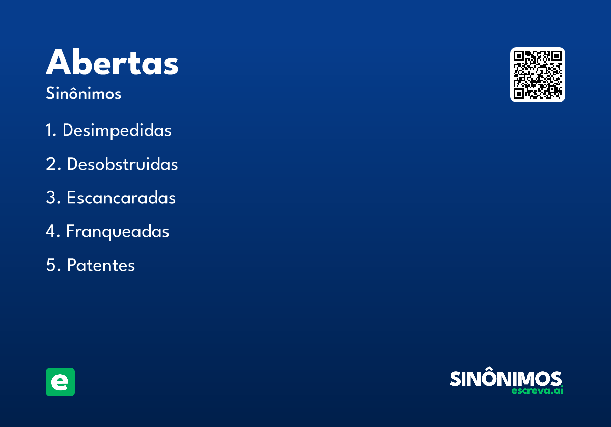 abertas