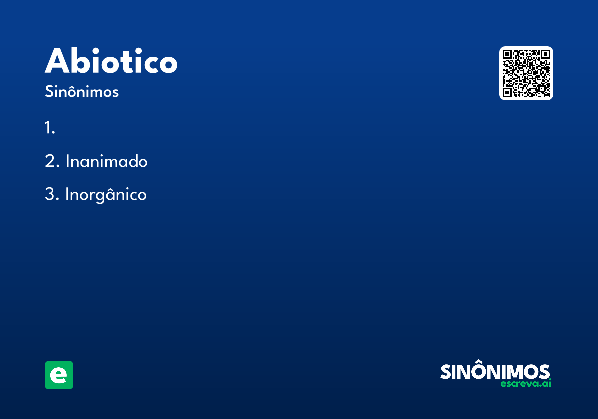 abiotico