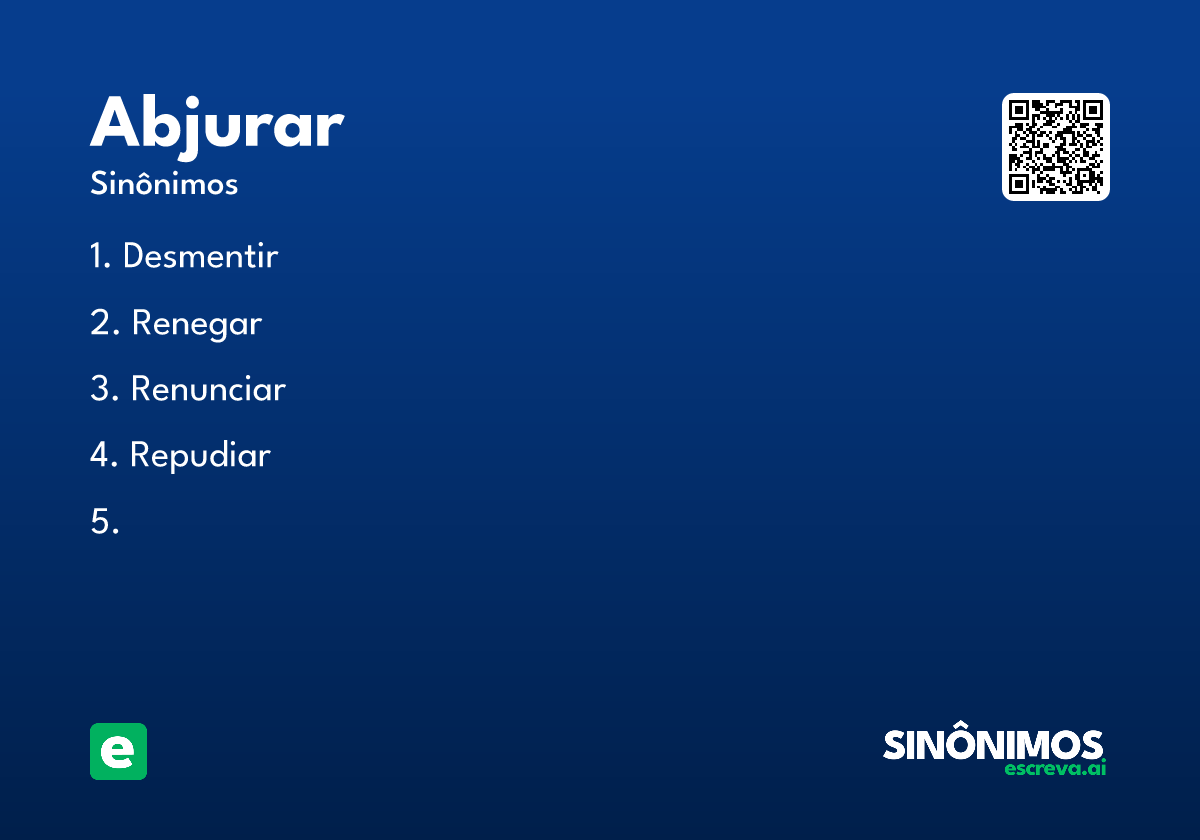 abjurar