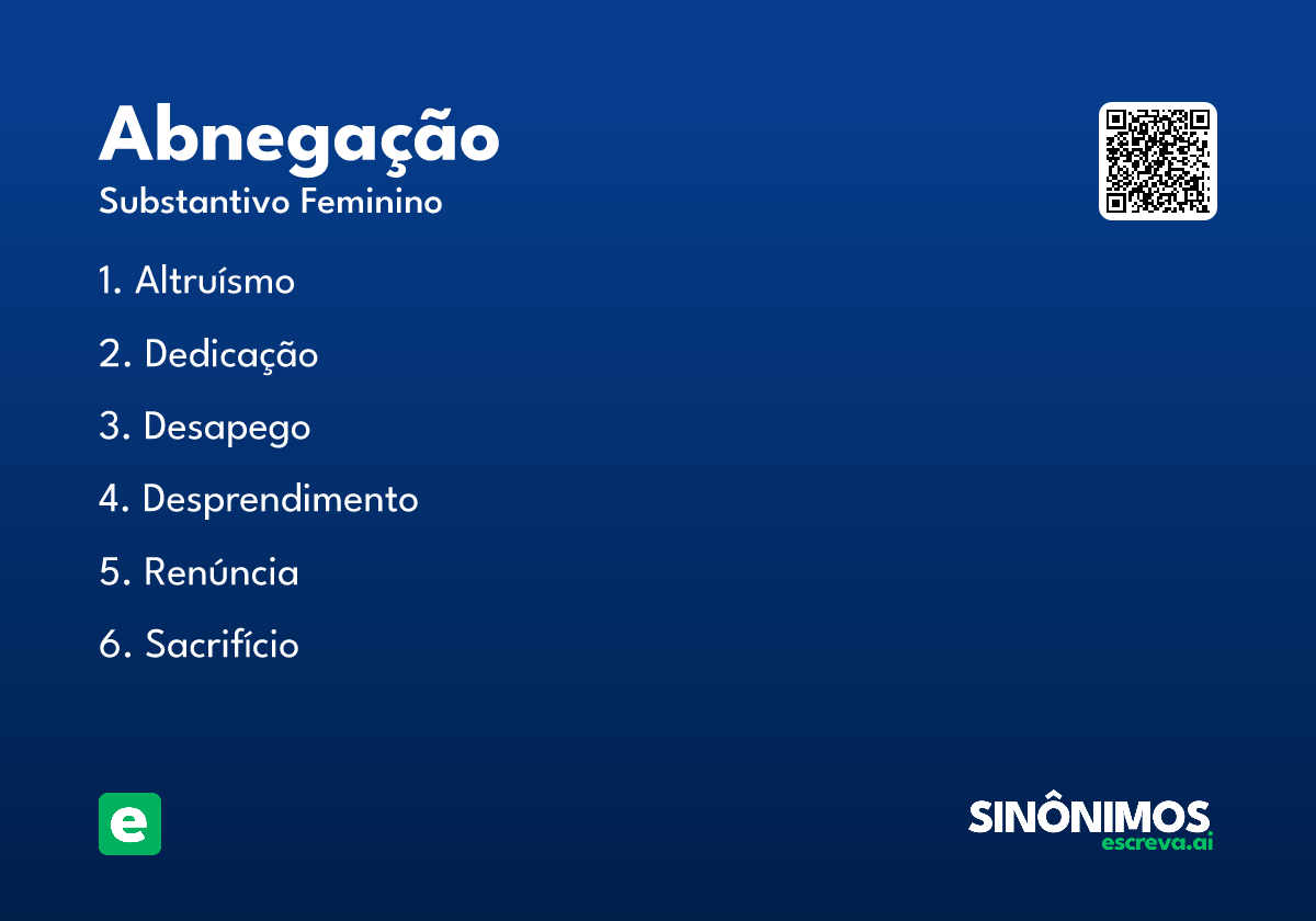 abnegação