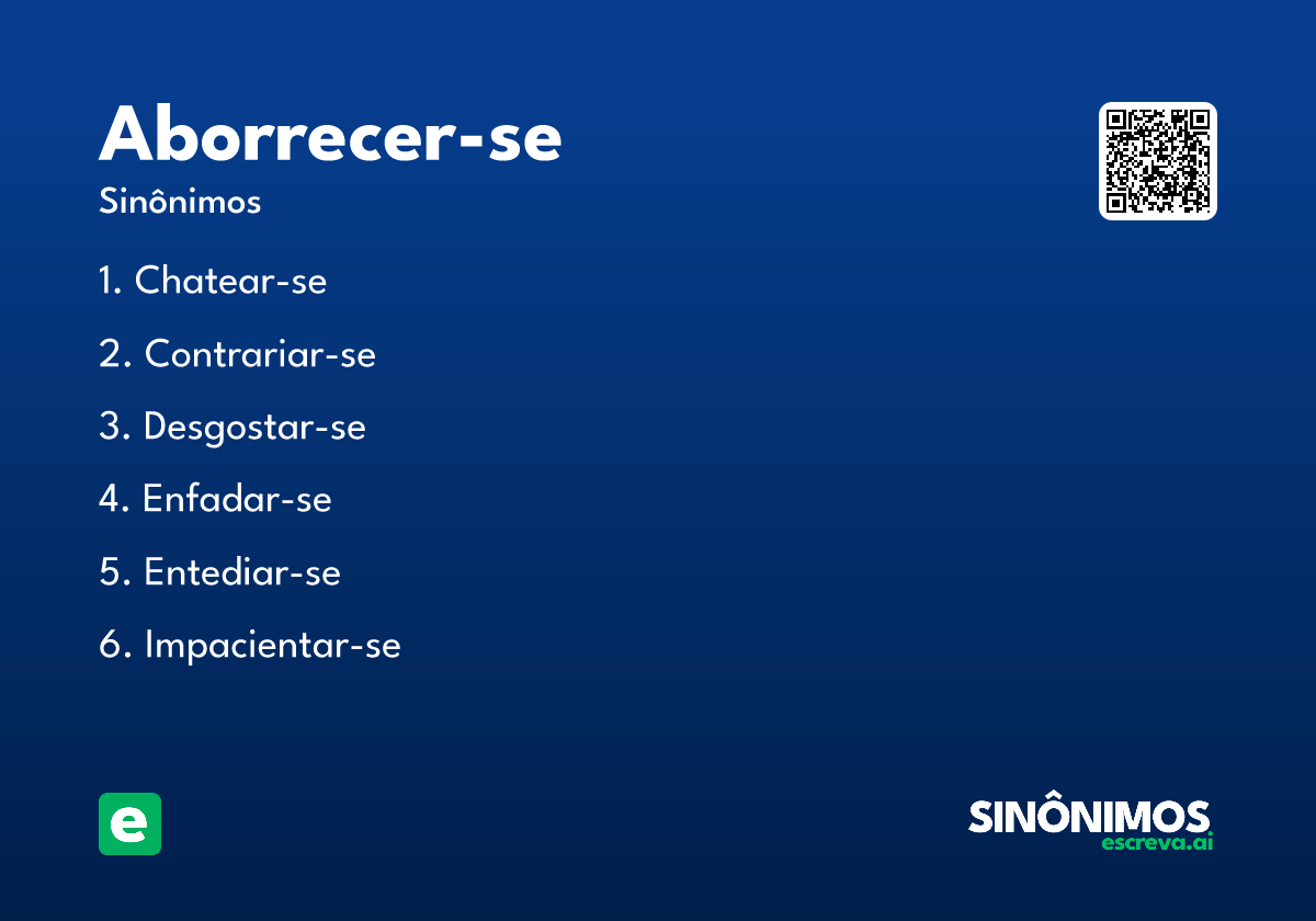 aborrecer-se
