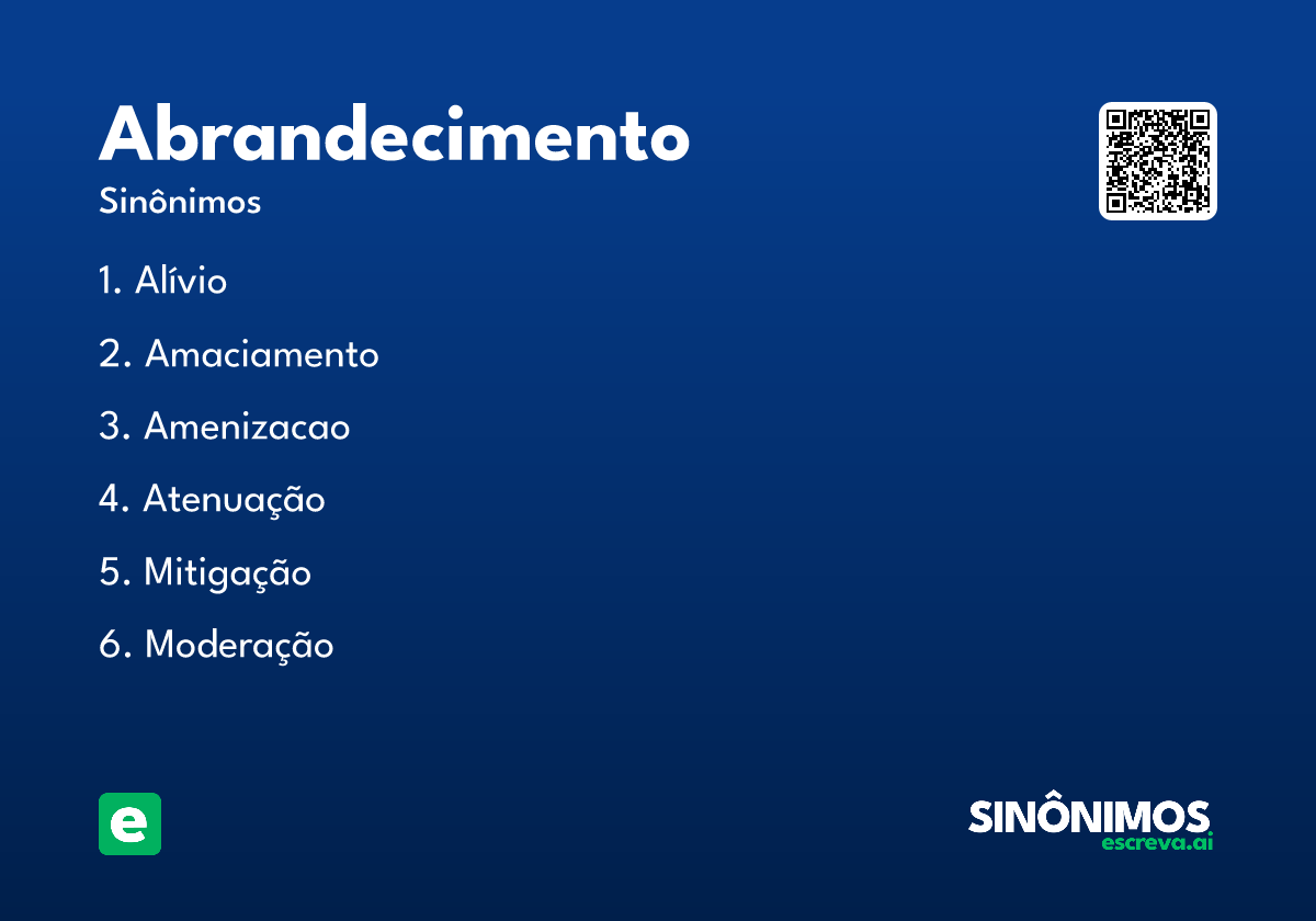 abrandecimento