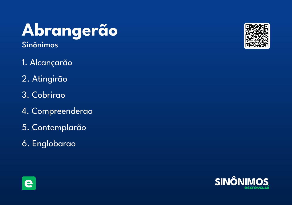 abrangerão