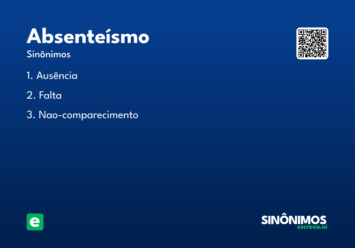 absenteísmo
