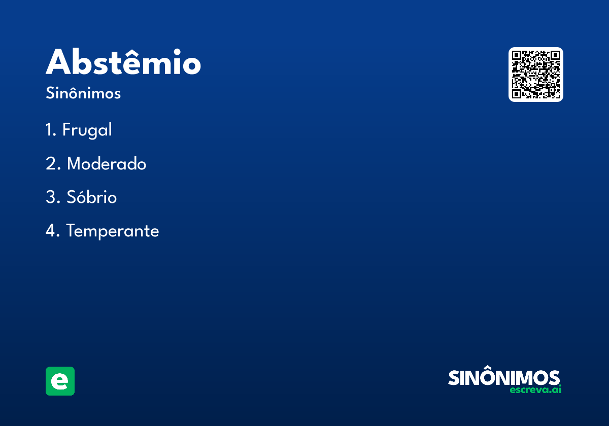 abstêmio