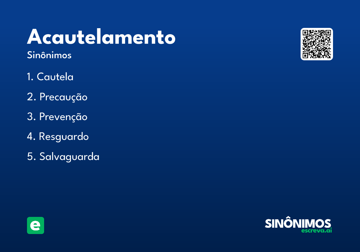 acautelamento