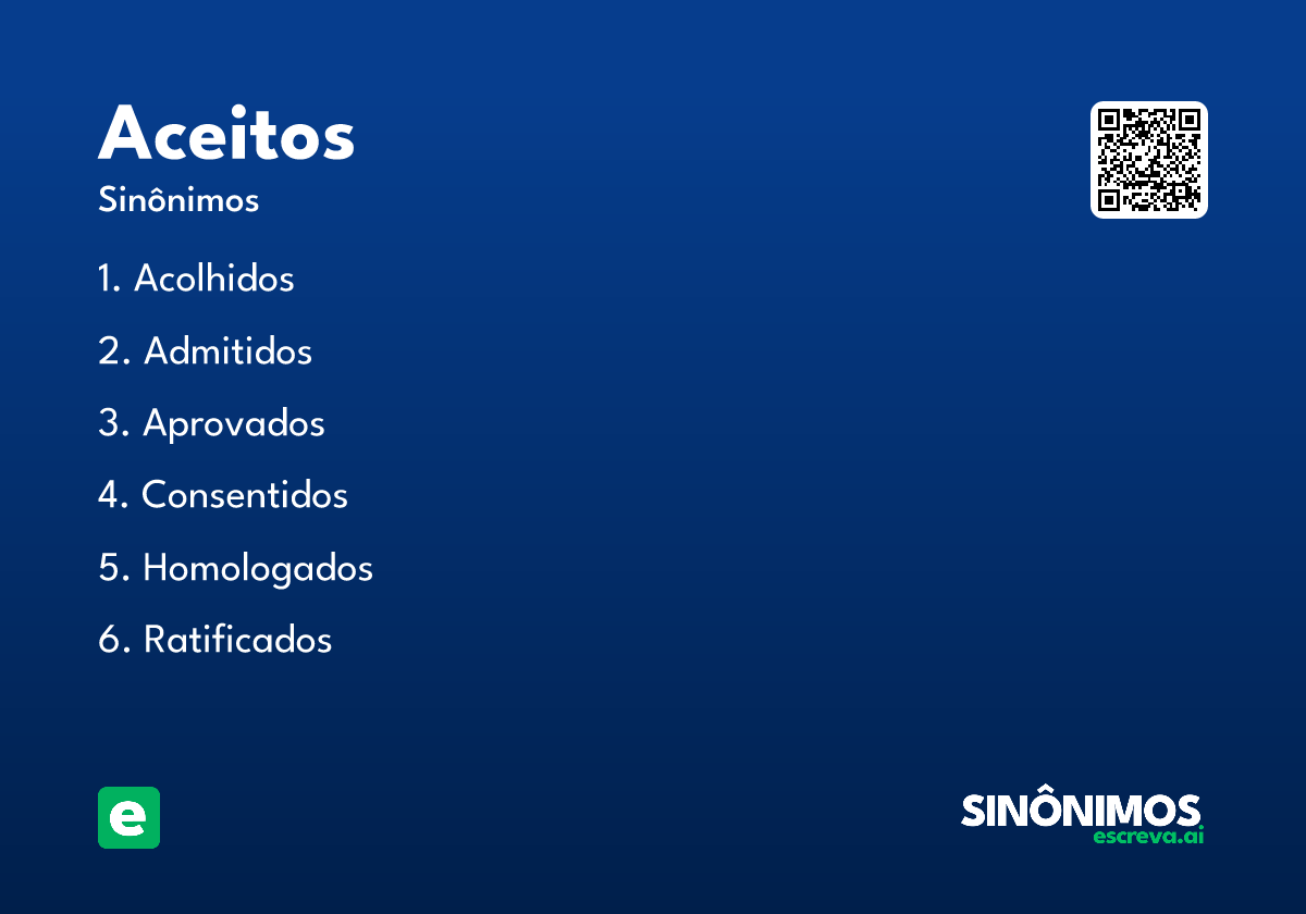 aceitos