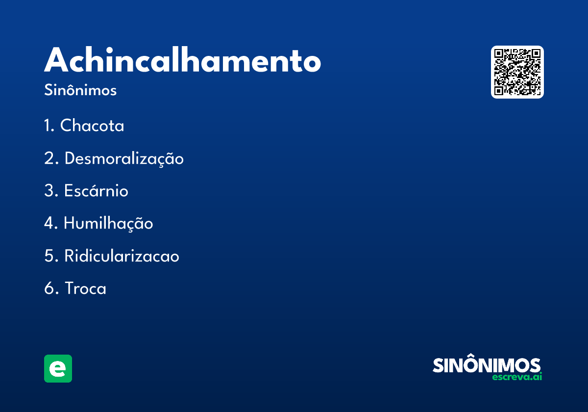 achincalhamento