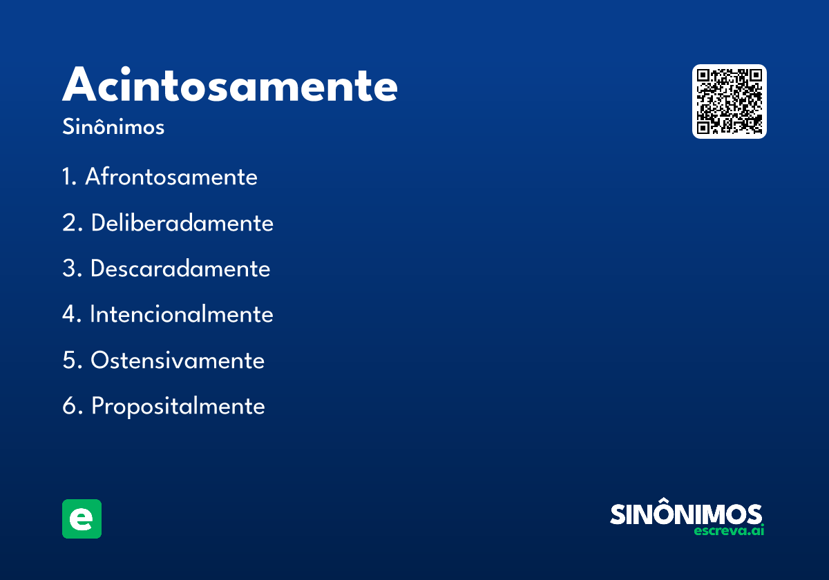 acintosamente
