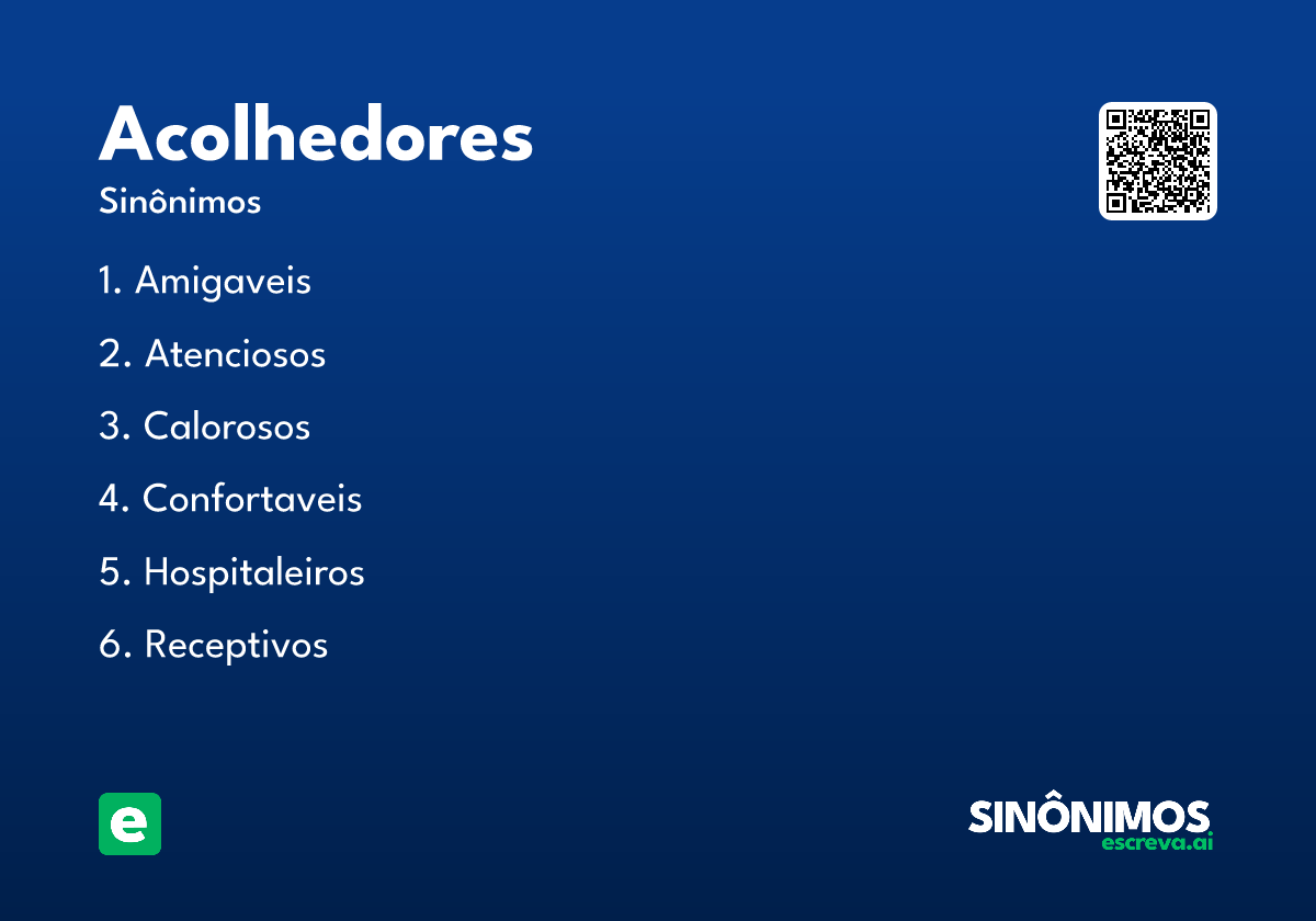 acolhedores