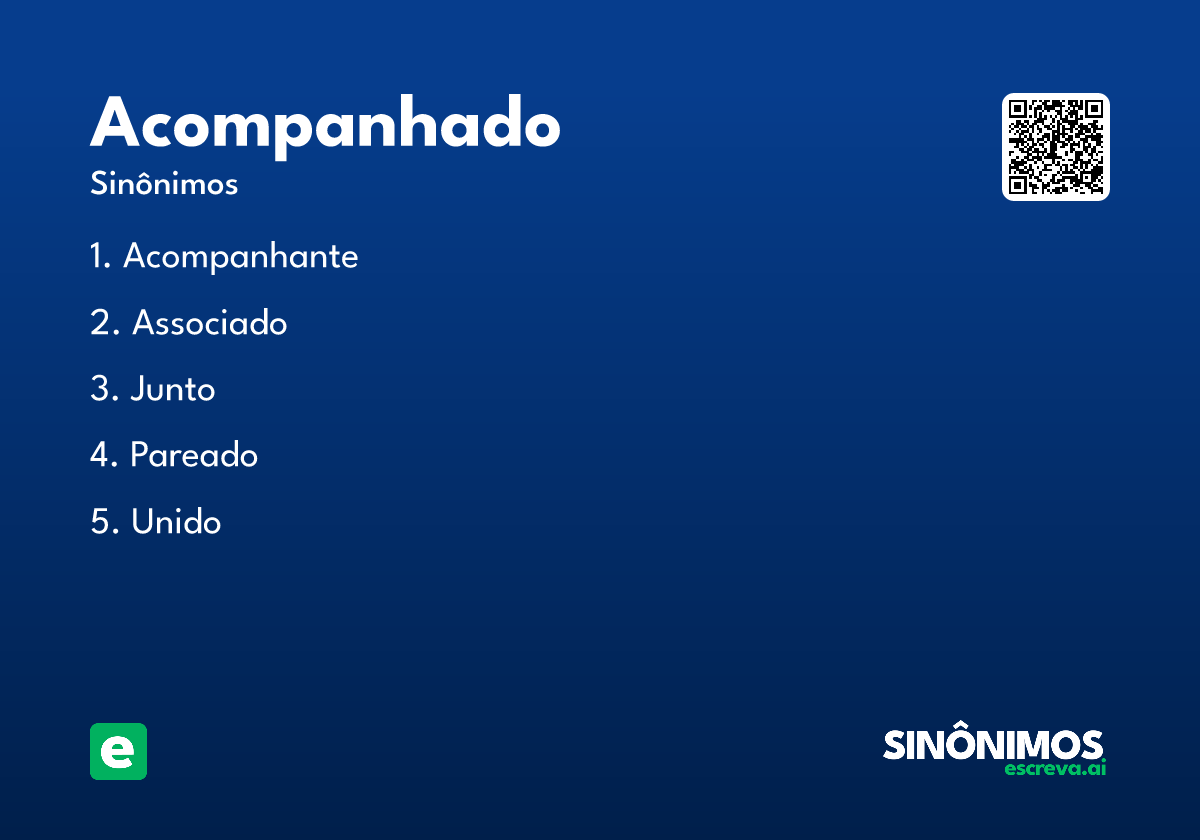 acompanhado