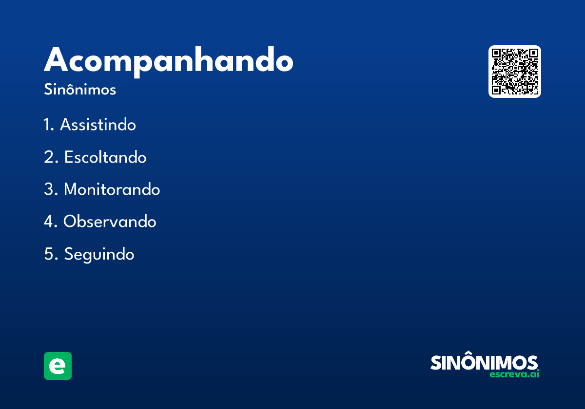 acompanhando