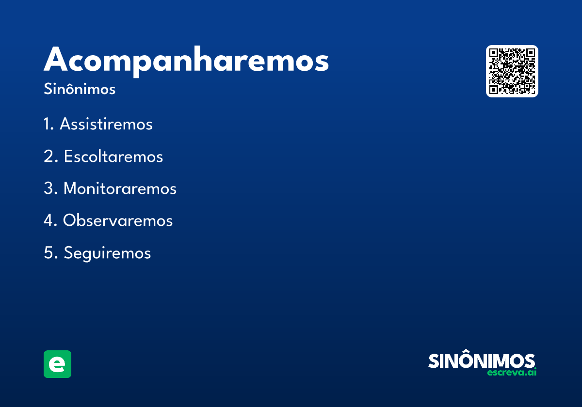 acompanharemos