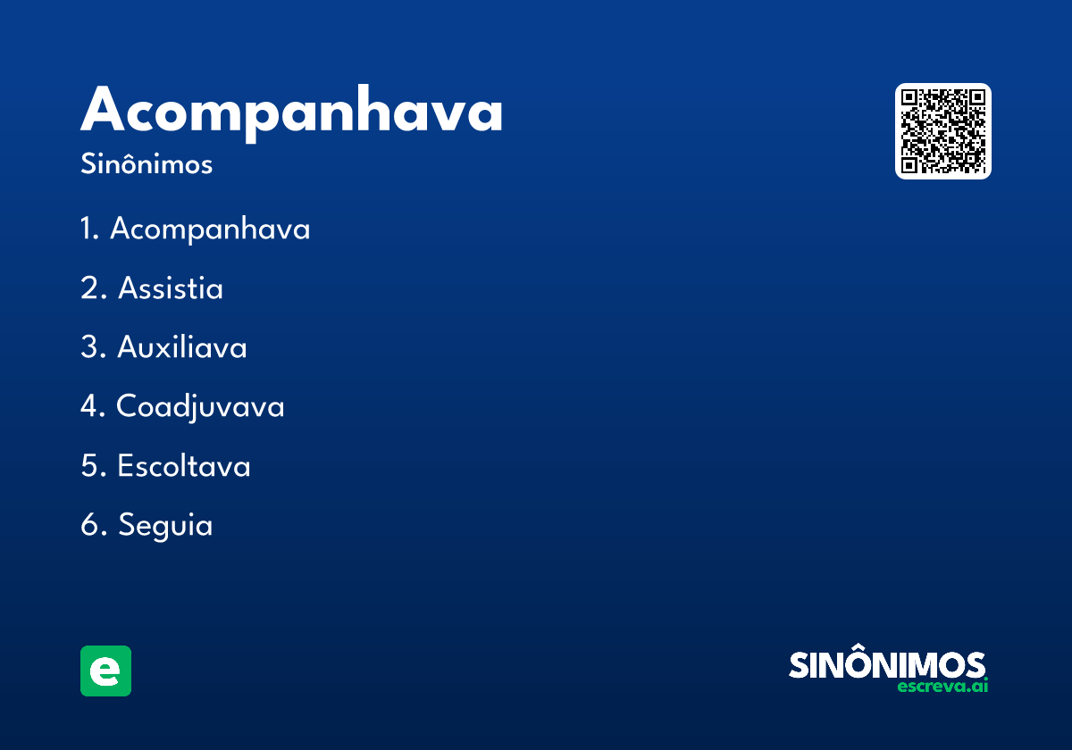 acompanhava