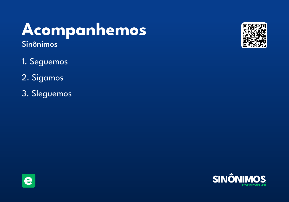 acompanhemos