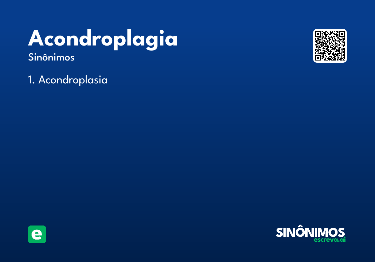 acondroplagia