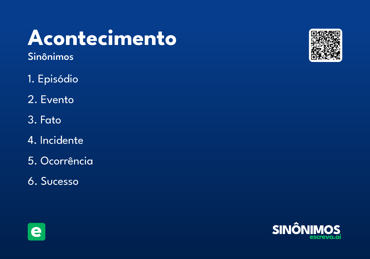 acontecimento